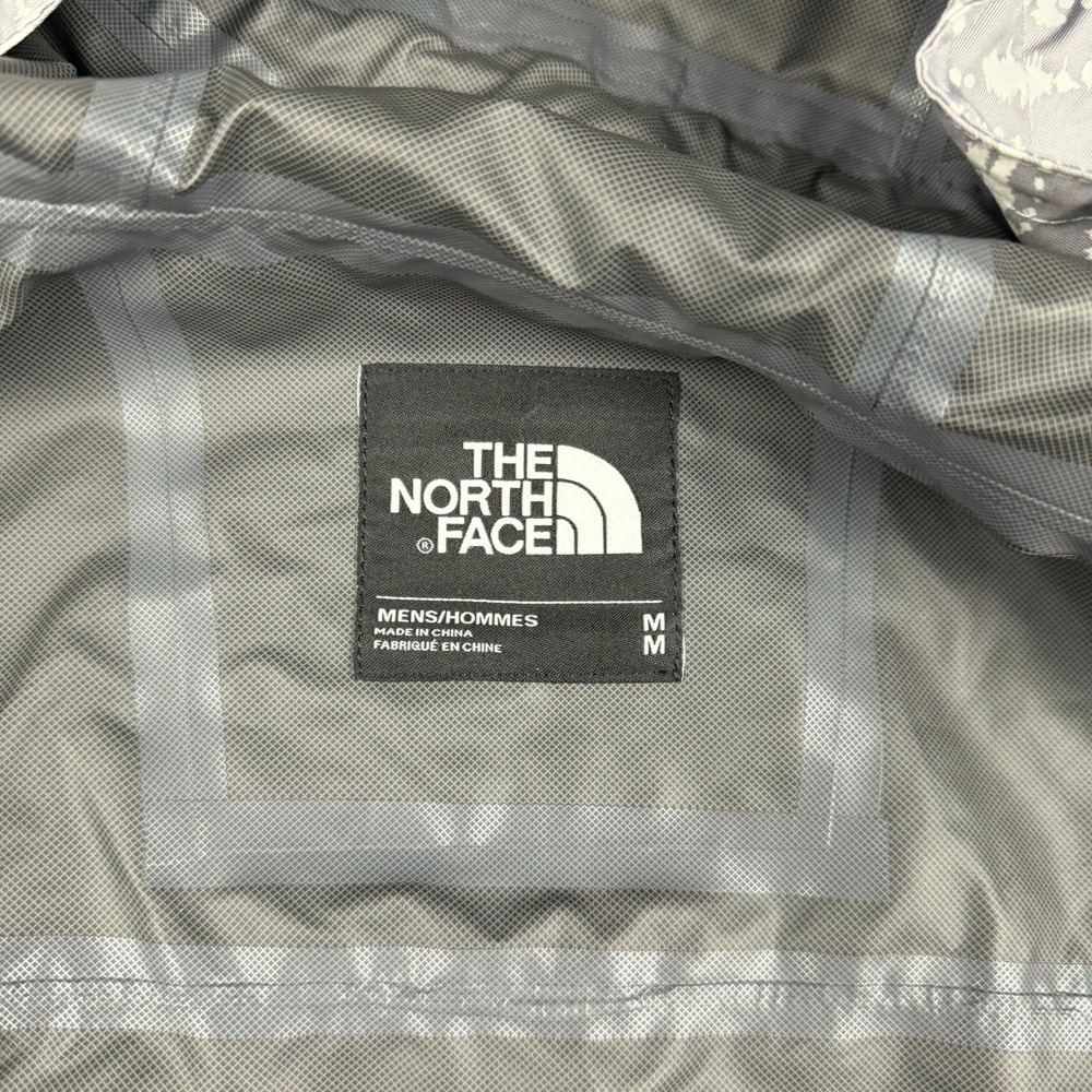 The North Face Venture JAcket Mens Medium DryVent Hooded White Gray - Picture 2 of 16